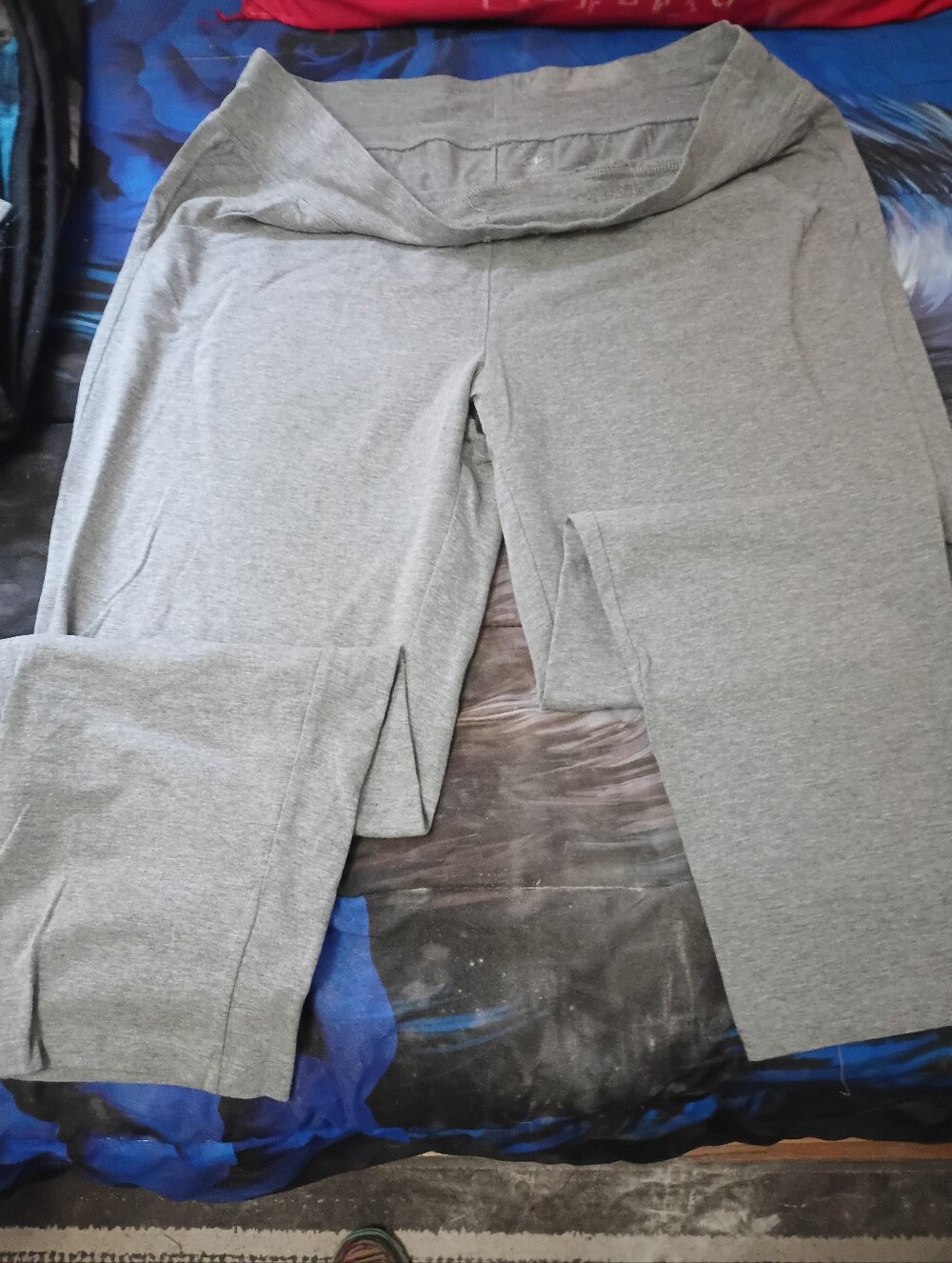 Athletic Works Women’s Grey Wide-Leg Lounge Pants